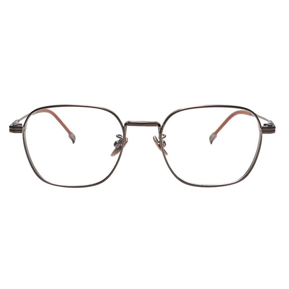 OLT203 titanium square eyeglasses