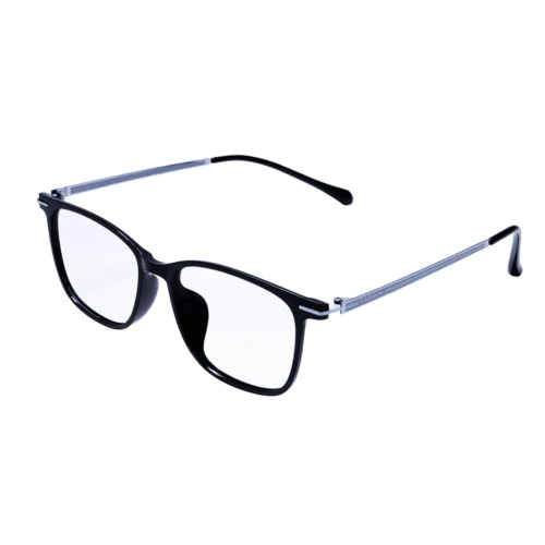 Top view of OpteLux OYH84010 Executive Square Eyeglasses highlighting full frame and temple design