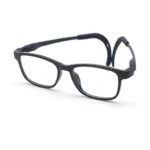 OpteLux OLB7209 black flexible reading glasses for teens side angle design