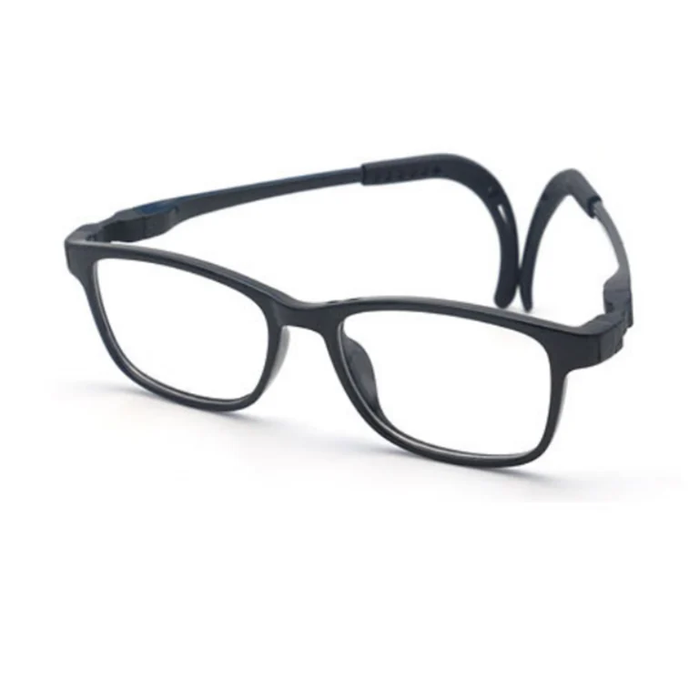 OpteLux OLB7209 black flexible reading glasses for teens side angle design