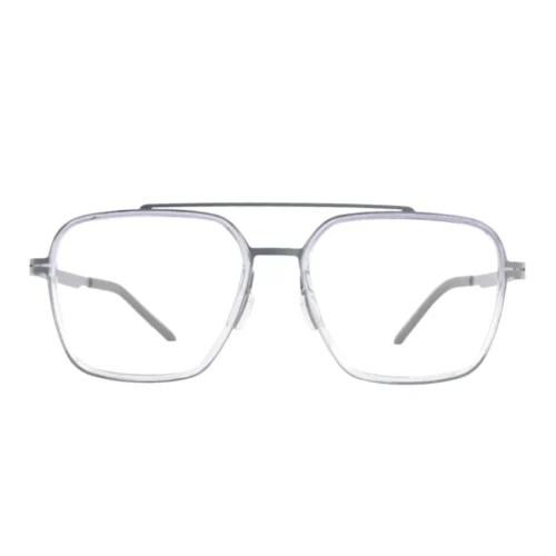 OpteLux OHN2716 clear aviator glasses front view