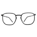 OpteLux OHN2718 crown glasses front view in black for business professionals