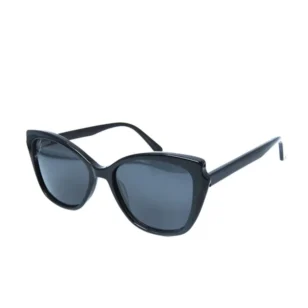 OpteLux OJO6969 cat-eye sunglasses in glossy black with dark lenses