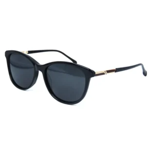 OpteLux OJO7820 Square Sunglasses front angled view with gold temple accents