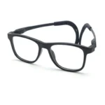 Black Kids’ Eyeglasses with Adjustable Strap | OpteLux OLB7206
