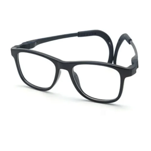 Black Kids’ Eyeglasses with Adjustable Strap | OpteLux OLB7206