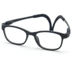 OpteLux OLB7207 black silicone eyeglasses for kids