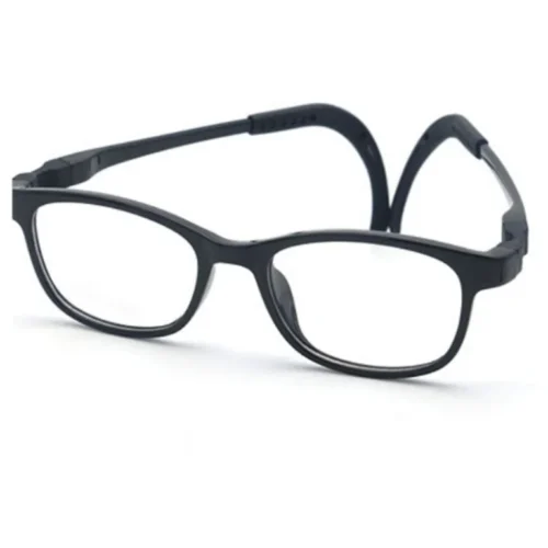 OpteLux OLB7207 black silicone eyeglasses for kids