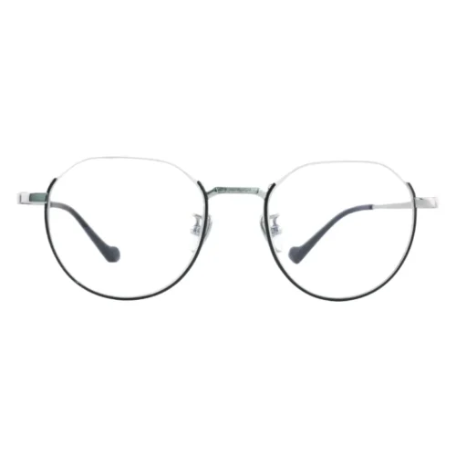 OpteLux OSZCN056 half rim glasses round front titanium design