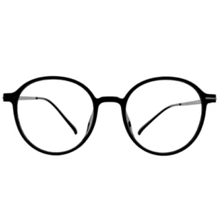 OpteLux OYH8411 Executive Circle Glasses Front View