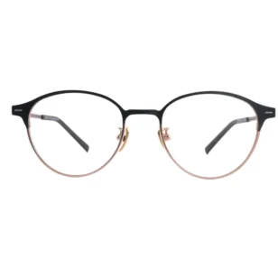 Titanium Boston frame eyewear front view – OpteLux OSZ636 premium design