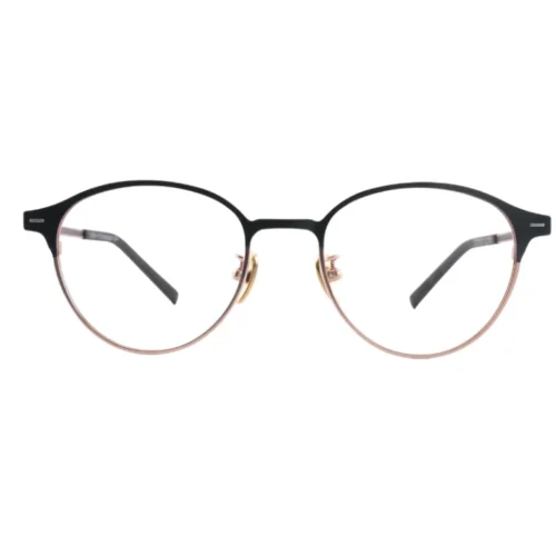 Titanium Boston frame eyewear front view – OpteLux OSZ636 premium design