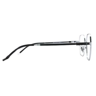 Side profile of OpteLux OJO615 crown eyeglasses with slim lightweight temple.