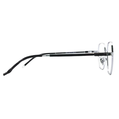 Side profile of OpteLux OJO615 crown eyeglasses with slim lightweight temple.