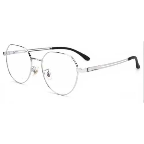 OpteLux OJO610 polished silver crown glasses