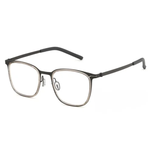 OpteLux OHN276 square frame glasses in light brown crystal