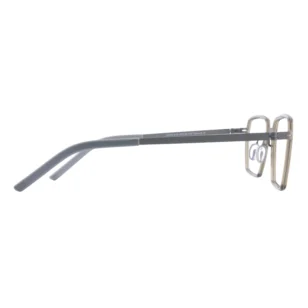 OpteLux OHN2715 vintage glasses side view with slim metal temples