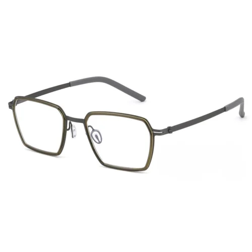 OpteLux OHN2715 vintage glasses with heritage-inspired frame, angled view