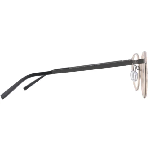 OpteLux OHN310 titanium Boston eyeglasses – ultra-slim temple side profile
