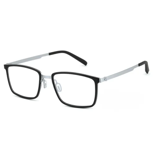 OpteLux OHN313 square glasses – contrasting temple and front combination for professionals