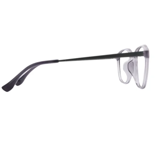 Side view of OpteLux OHN604 boston glasses with slim dark temple