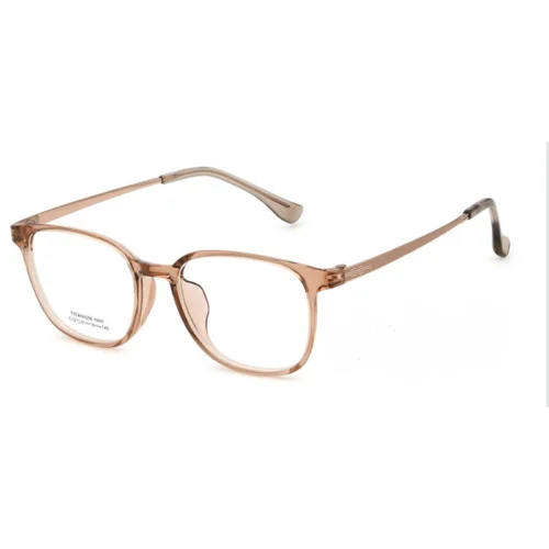 OpteLux OHN605 full rim eyewear in translucent sand-tone finish