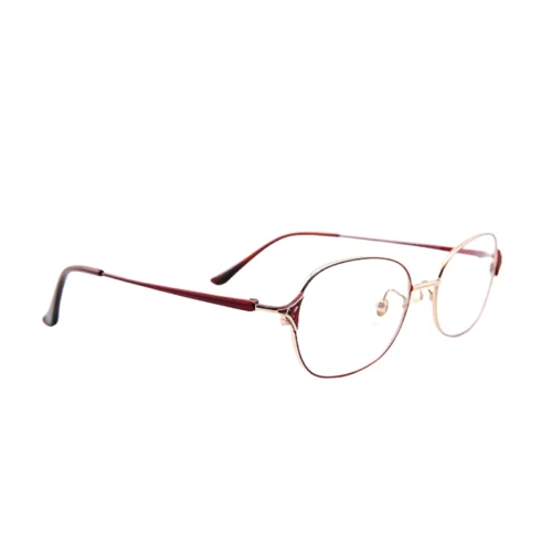 OpteLux OGL704 round eyeglasses three-quarter business angle