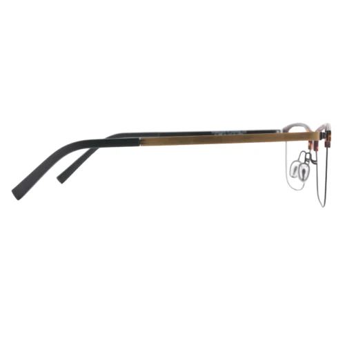 Business Browline Glasses – OpteLux OSZ052 Titanium Frame Side View for Executive Style