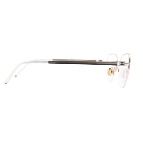 OSZ675 round glasses frames side temple titanium arm detail