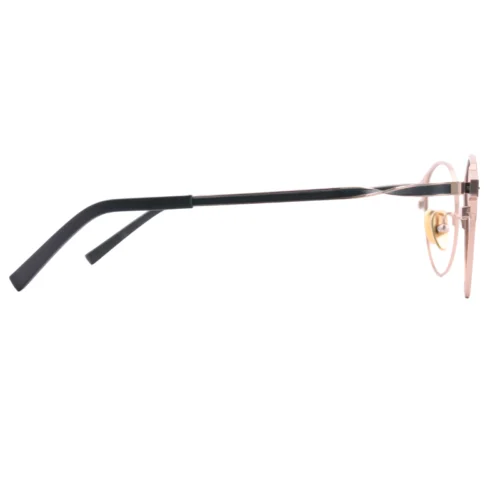 Titanium Boston frame eyewear side profile – OpteLux OSZ636 ultra-light temples