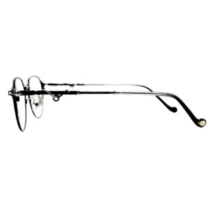 OpteLux OSZCN098 round titanium eyeglasses side angle
