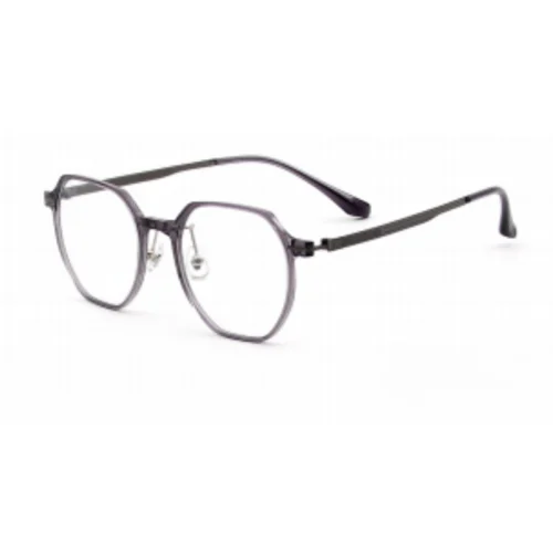 OpteLux OYH8406 crown glasses in smoke grey frame with dark gunmetal temples