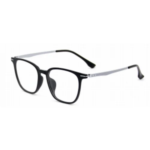 OpteLux OYH8412 black & silver browline eyeglasses