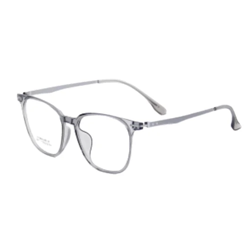 OpteLux OYH8412 grey transparent browline eyeglasses