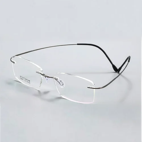 OpteLux ONC1621 rimless glasses with flexible temples and minimalist bridge