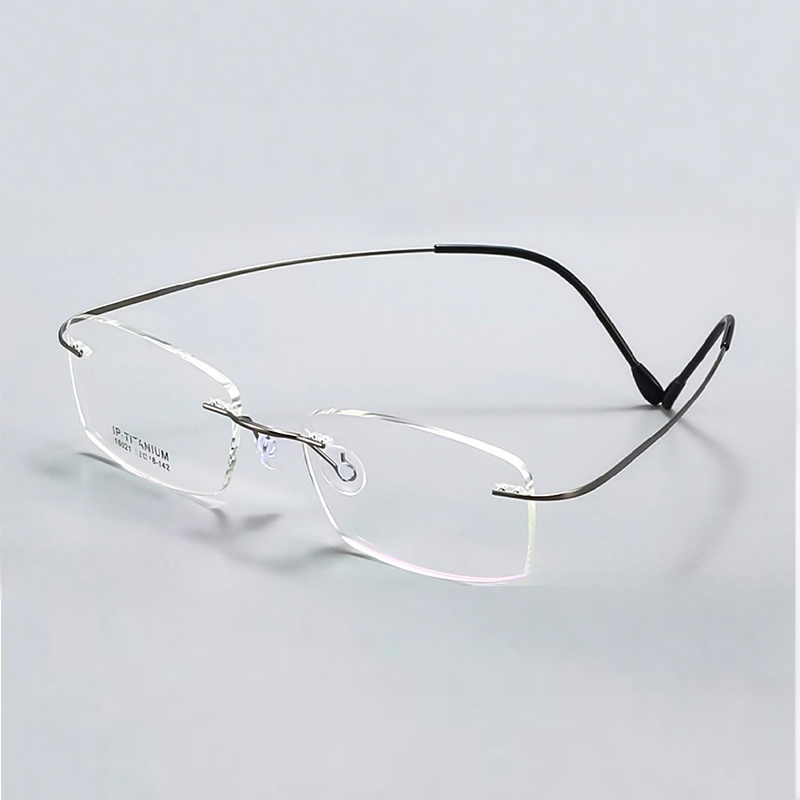 OpteLux ONC1621 rimless glasses with flexible temples and minimalist bridge