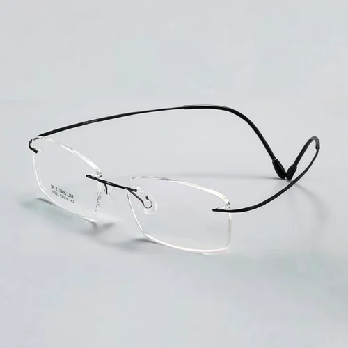 OpteLux ONC1621 rimless glasses – streamlined rectangular lenses for business wear