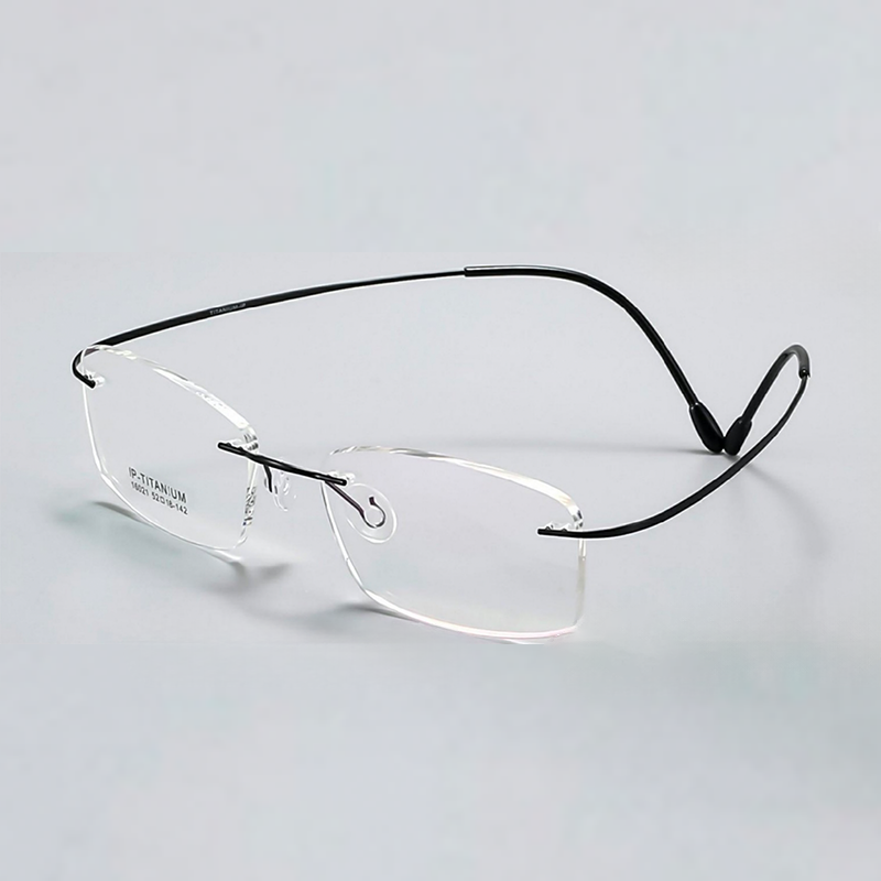 OpteLux ONC1621 rimless glasses – streamlined rectangular lenses for business wear