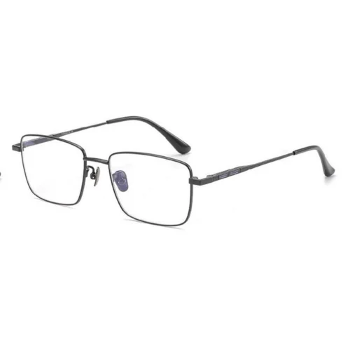 Optelux ONC6989 dark square frame glasses with slim temples
