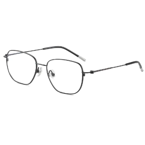 OpteLux ONC8803 square frame eyeglasses – angled view in deep metallic tone
