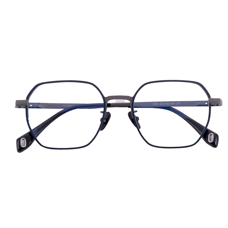 OpteLux ONC109 crown glasses deep-tone geometric frame front view