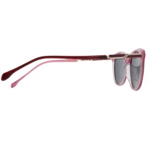 OpteLux OJO7820 Square Sunglasses side profile with red gradient temples