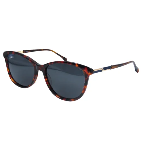 OpteLux OJO7820 Square Sunglasses in tortoiseshell finish with gold metal temples