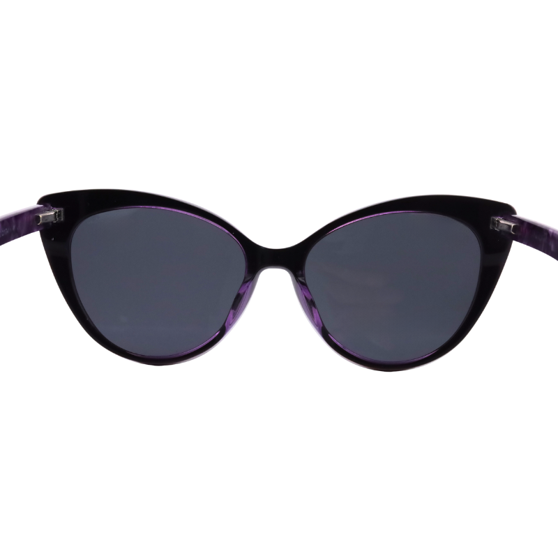 OpteLux OJO6951 cat-eye sunglasses front view with deep dark rims