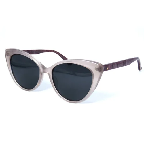 OpteLux OJO6951 cat-eye sunglasses translucent neutral front three-quarter view