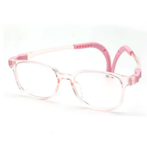 OpteLux OLB7205 pale pink transparent flexible frame – best glasses for teenager reading support
