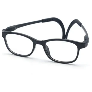 OpteLux OLB7207 black silicone eyeglasses for kids