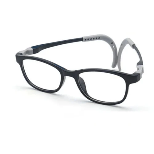 OpteLux OLB7207 black silicone eyeglasses for kids