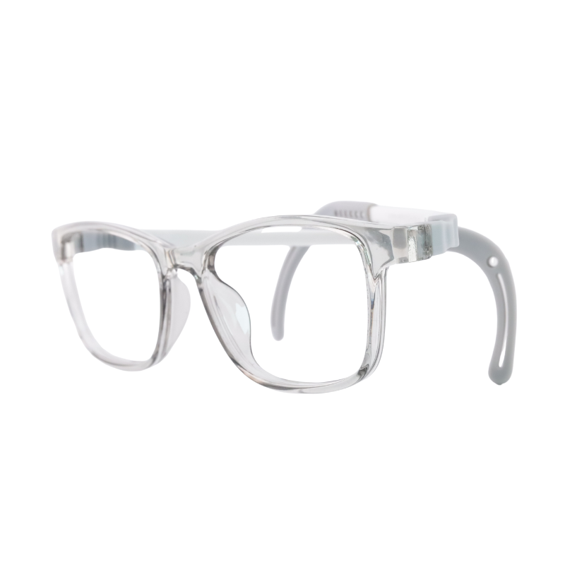 OpteLux OLB7209 clear reading glasses for teens side structure view