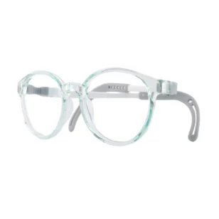 Flexible sports glasses for teenager in mint green transparent – OpteLux OLB72010